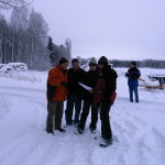 Reviewing the site of a new facility in Finland