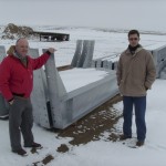 Ted and Walterio reviewing steel constructions